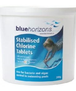 Blue Horizons - 200g STABILISED Chlorine Tablets 1 X 2kg SLOW RELEASE